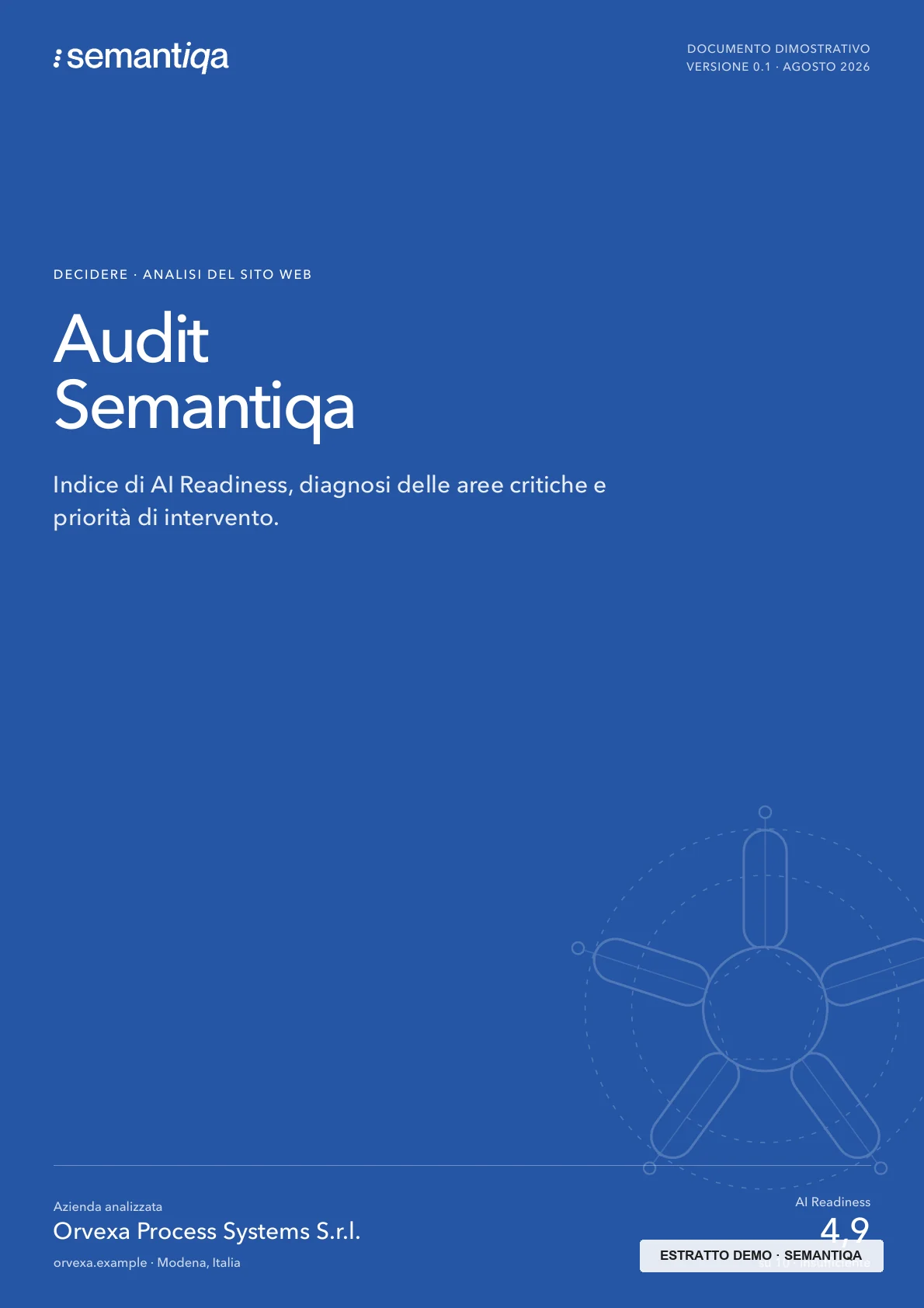 Audit Semantiqa demo ufficiale — pagina 1